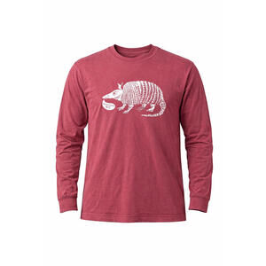 Adult MED Long Sleeve T-Shirt Graphic Armadillo "South Texas NYI" Tee